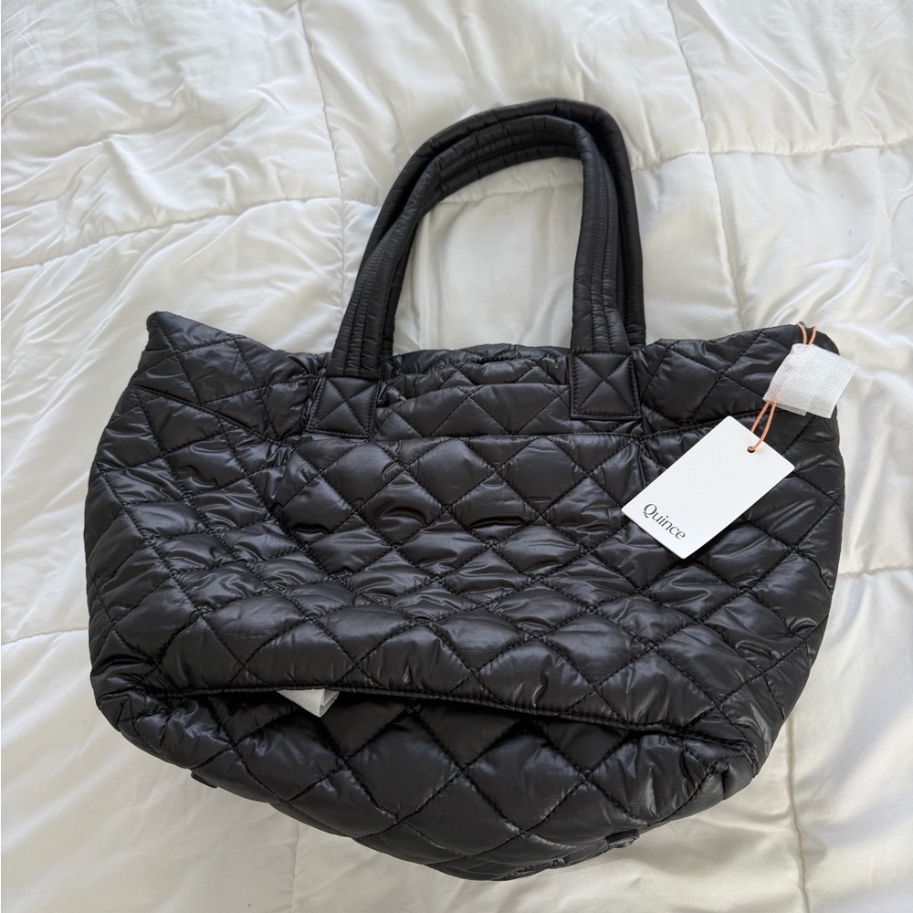 Quince Black Quilted Bag